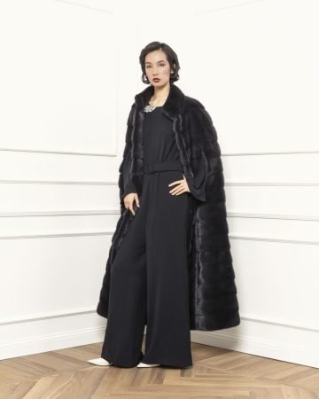 Convertible mink cape
