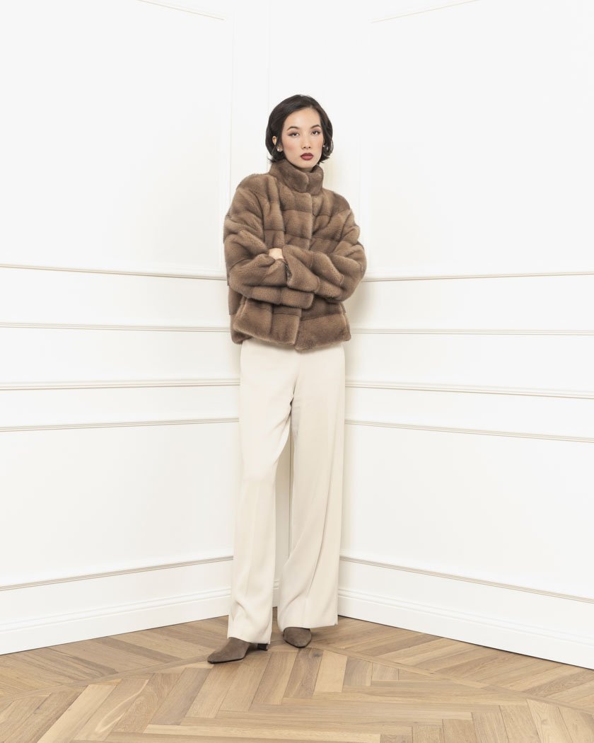 Short mink jacket