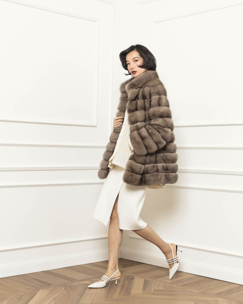 Long sable jacket