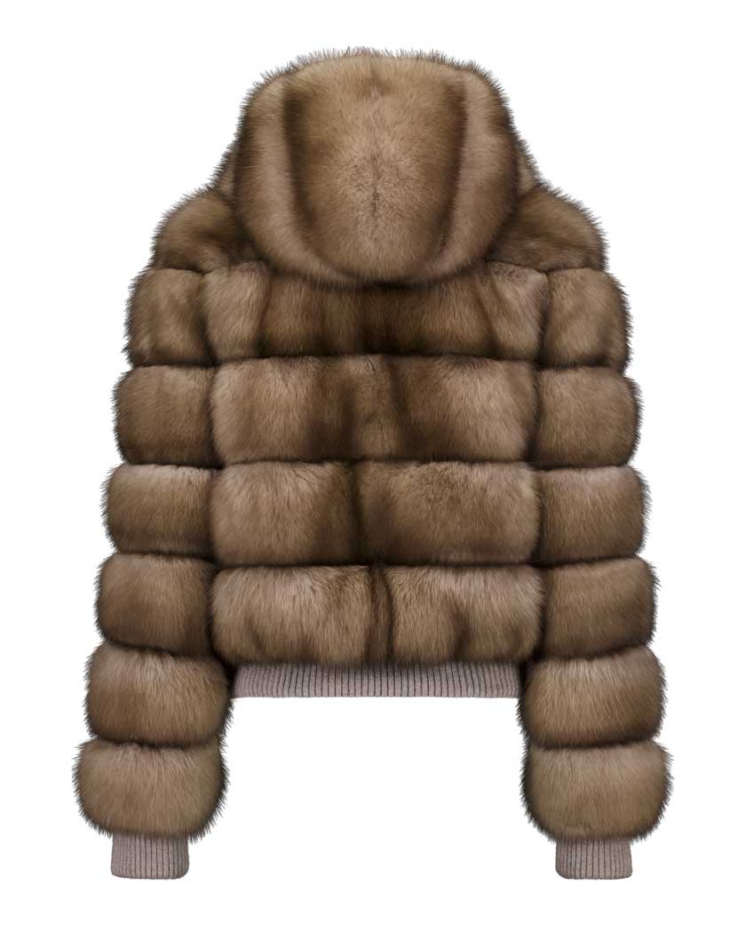Sable bomber jacket